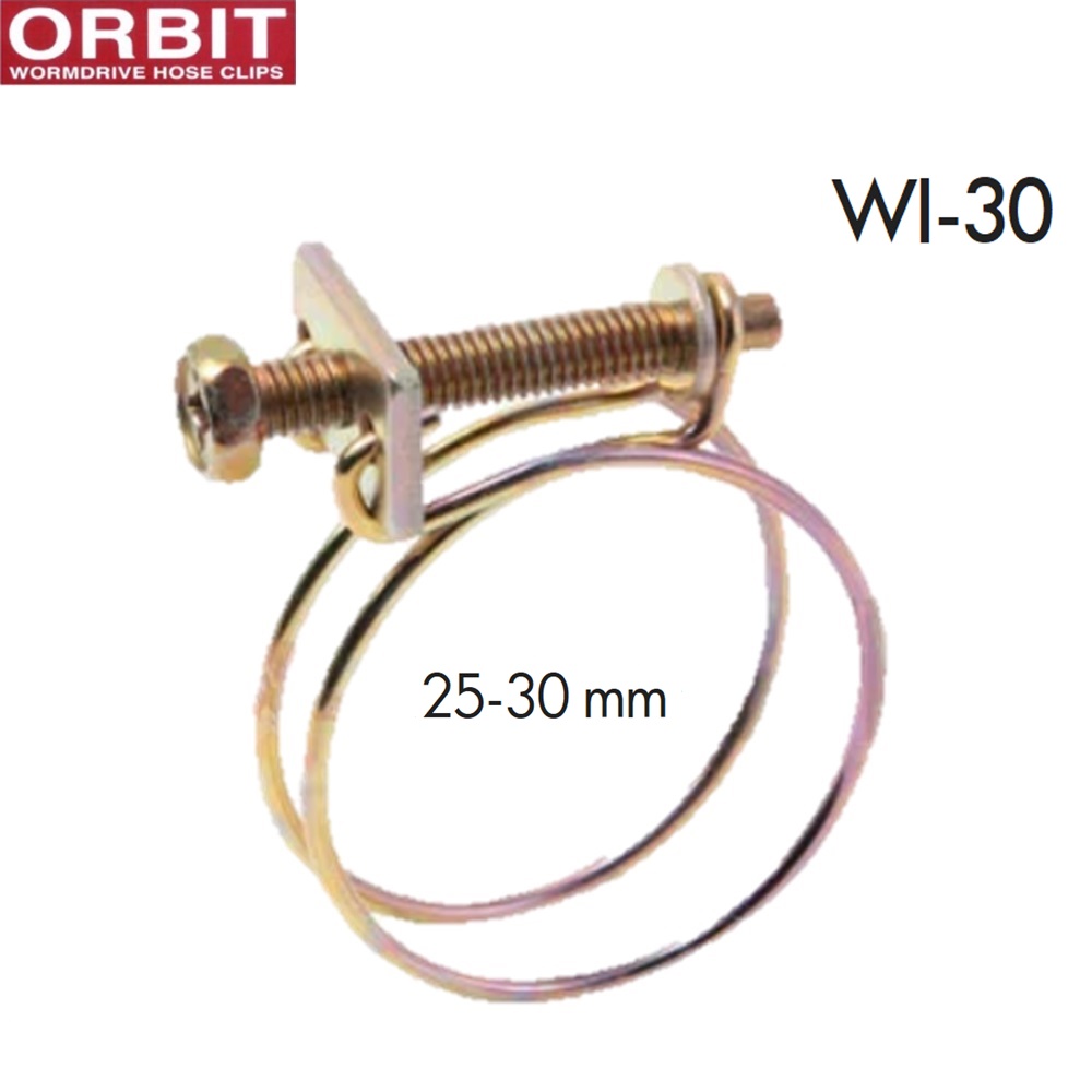 SKI - สกี จำหน่ายสินค้าหลากหลาย และคุณภาพดี | ORBIT เหล็กรัด OBWR-30 (25-30mm) แบบเส้นลวด สีทอง (แพ็ค 100ชิ้น)
